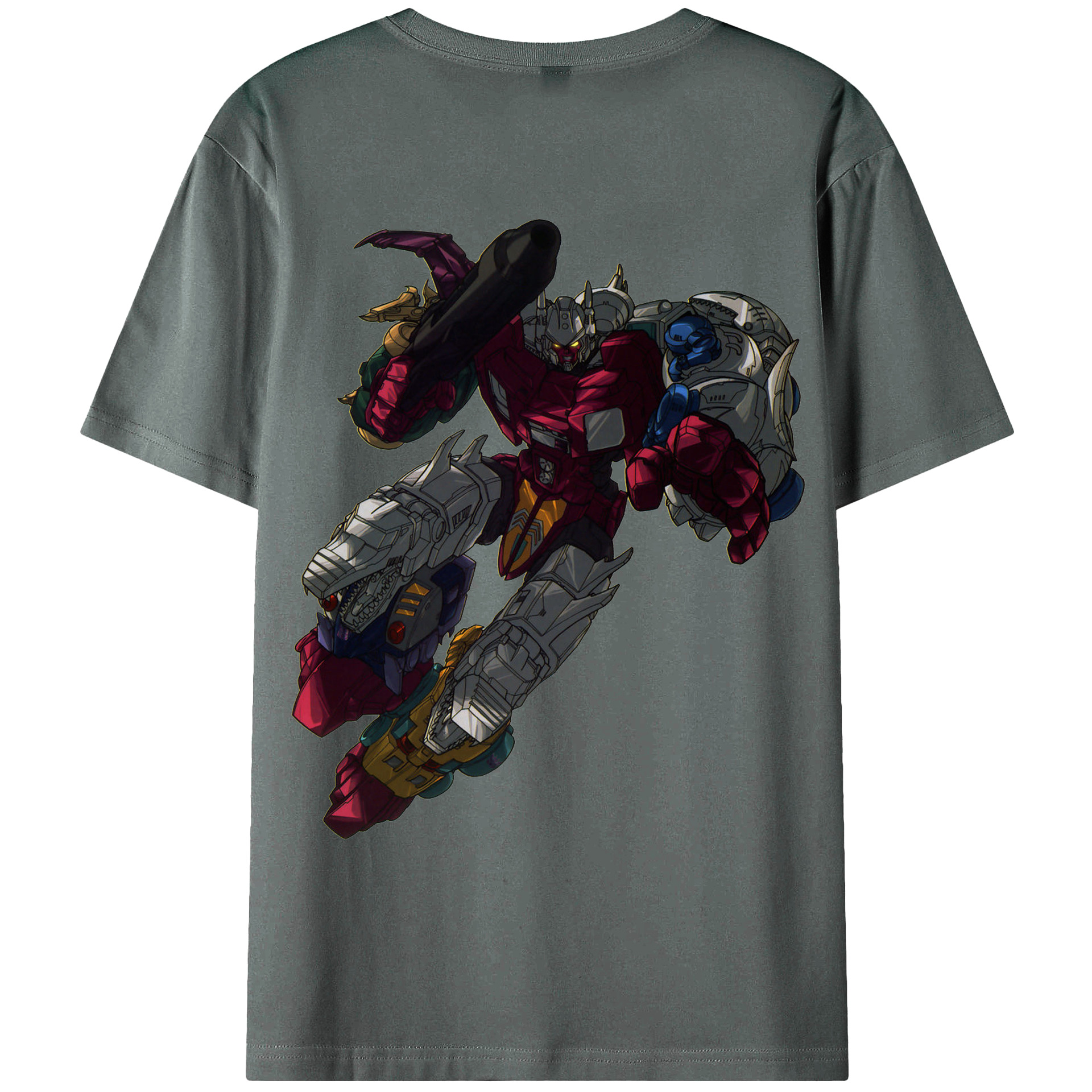 （画像用）  綿100％ メンズ半袖Tシャツ（バックプリント） 通気性